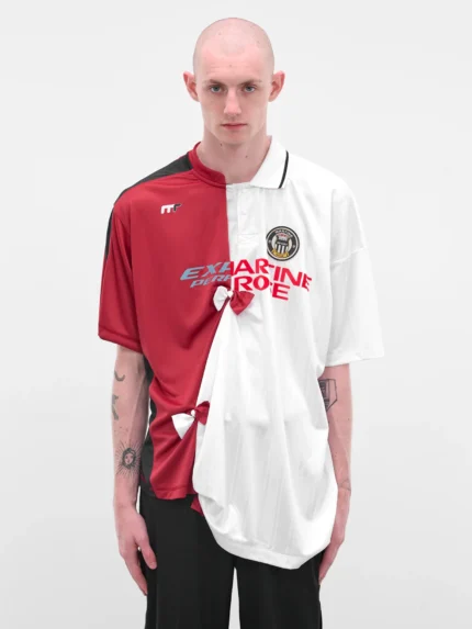 White Reconstructed Football Jersey