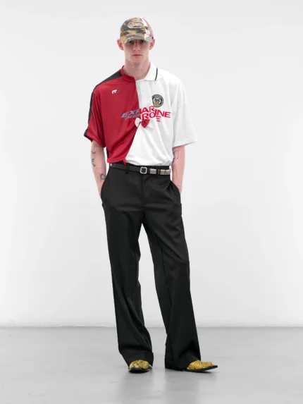 White Reconstructed Football Jersey