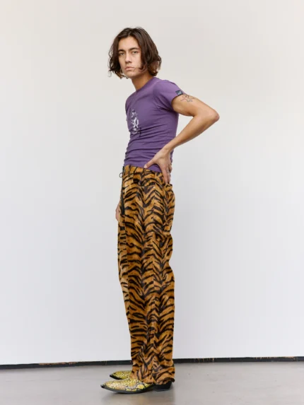 Purple Wine Joker Cotton Shrunken T-Shirt