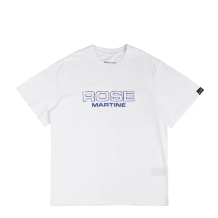 Martine Rose classic t-shirt White / Blue