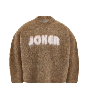 Martine Rose brushed mohair v-neck jumper Brown