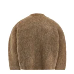 Martine Rose brushed mohair v-neck jumper Brown