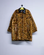 Black Leather Reversible Coat