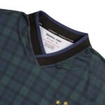 Martine Rose checkered football shirt Black Tartan