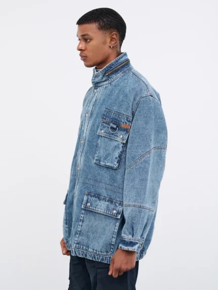 Denim Parka Jacket