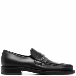 Martine Rose Square-Toe Leather Loafers