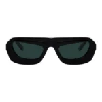 Martine Rose Black Visor Frame Sunglasses