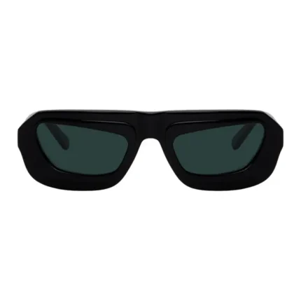 Martine Rose Black Visor Frame Sunglasses