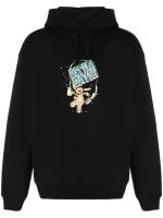 Martine Rose Better Days-Print Cotton Hoodie