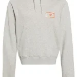 Martine Rose Logo-Appliqué Cotton Hoodie