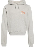 Martine Rose Logo-Appliqué Cotton Hoodie