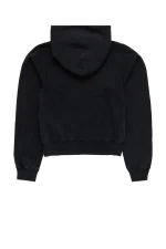 Martine Rose Shrunken Hoodie Black
