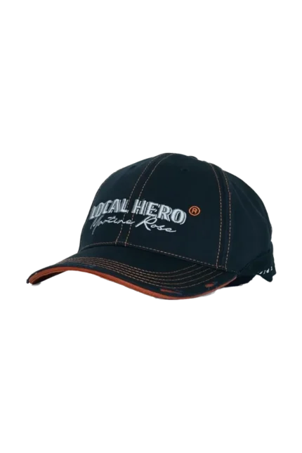 Martine Rose Local Hero Roll Back Cap Black
