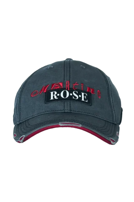 Martine Rose Logo Roll Back Cap Grey