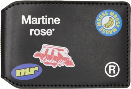 Martine Rose Black Oyster Card Wallet
