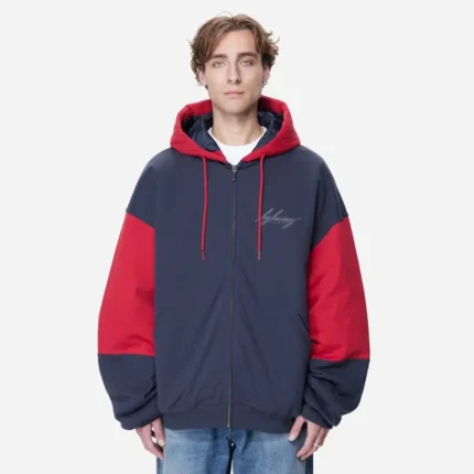 Martine Rose Quilted Zip Hoodie