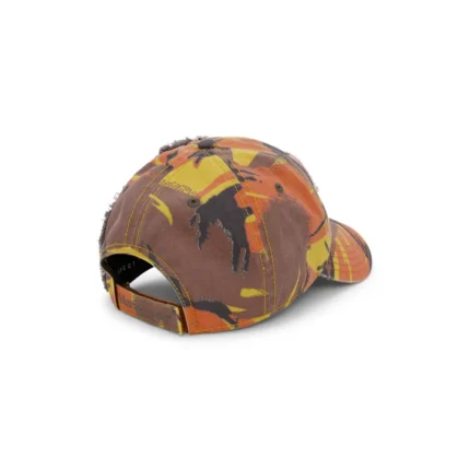 COLLAGE CAP in ORANGE CAMO