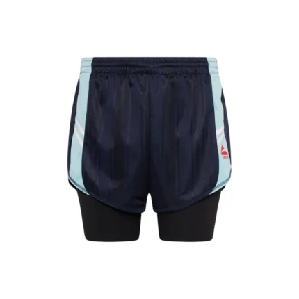 DOUBLE FOOTBALL SHORT in BLUE