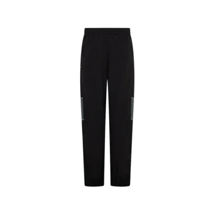 PANELLED TRACK PANT in BLACK & TEAL