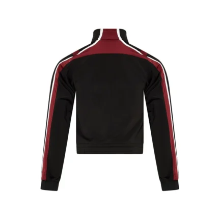 SHRUNKEN TRACK JACKET in BURGUNDY