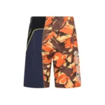 COLLAGE SWIM SHORTS in ORANGE & BLUE CAMO