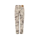 5 POCKET JEAN in BLACK & WHITE FRUITS