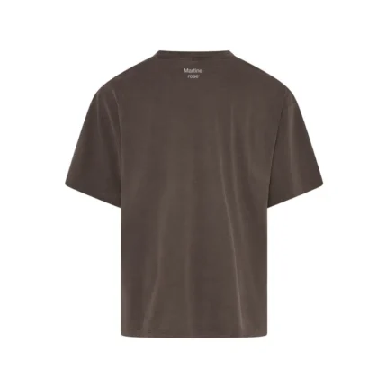 S/S OVERSIZED T-SHIRT in WASHED BROWN