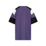 OVERSIZED PANELLED T-SHIRT in PURPLE