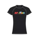 RAGLAN SHRUNKEN T-SHIRT in BLACK