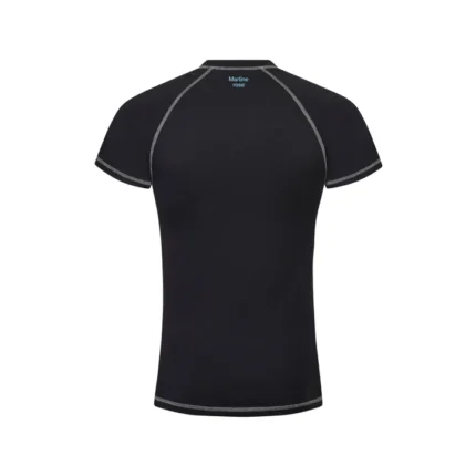 RAGLAN SHRUNKEN T-SHIRT in BLACK