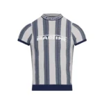 LOGO TIGHT T-SHIRT in BLUE & GREY