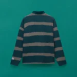 LION LONG SLEEVE POLO SHIRT in STRIPE